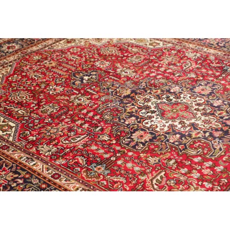 Tappeto Tabriz Persia marrone giallo 195x288