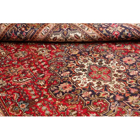 Tappeto Tabriz Persia marrone giallo 195x288