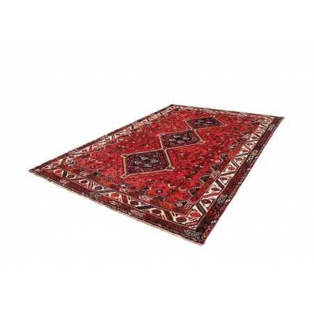 Tappeto Shiraz Persia marrone giallo 225x318