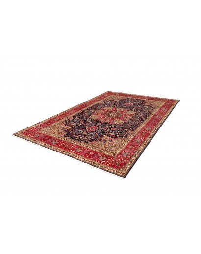 Tappeto Tabriz Persia marrone blu 204x300