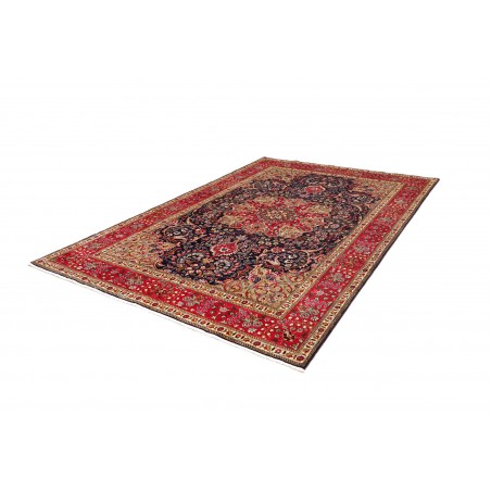 Tappeto Tabriz Persia marrone blu 204x300