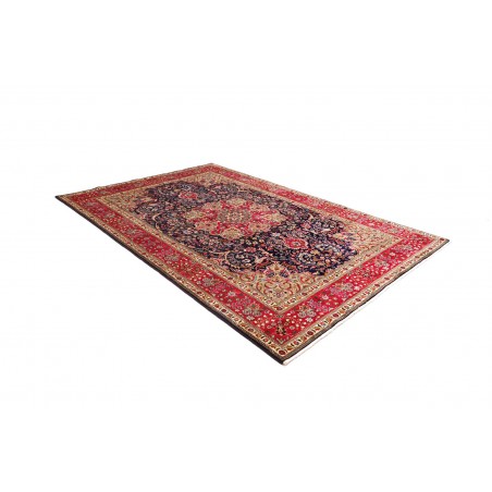 Tappeto Tabriz Persia marrone blu 204x300