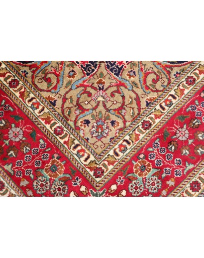 Tappeto Tabriz Persia marrone blu 204x300