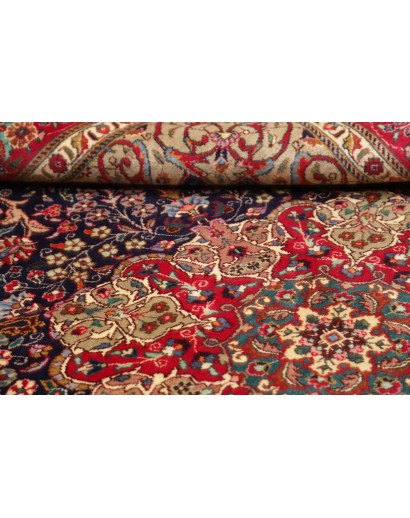 Tappeto Tabriz Persia marrone blu 204x300