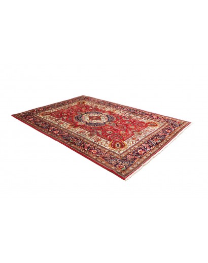 Tappeto Tabriz Persia marrone giallo 203x285