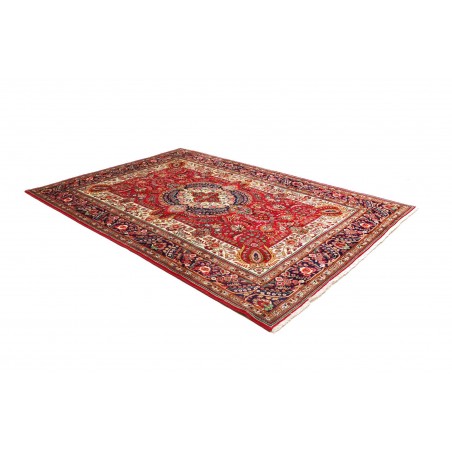 Tappeto Tabriz Persia marrone giallo 203x285