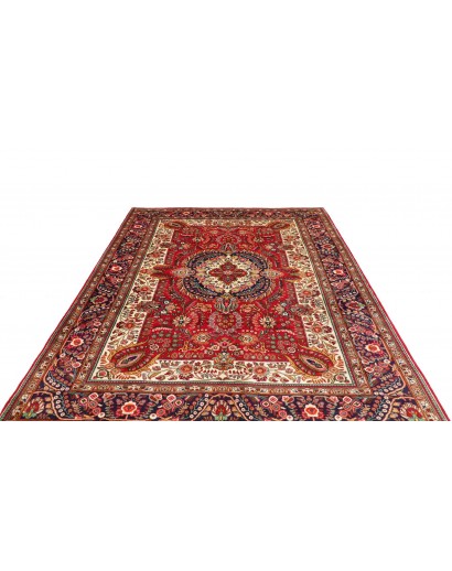 Tappeto Tabriz Persia marrone giallo 203x285
