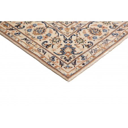 Tappeto Kashan Persia bianco grigio 200x294