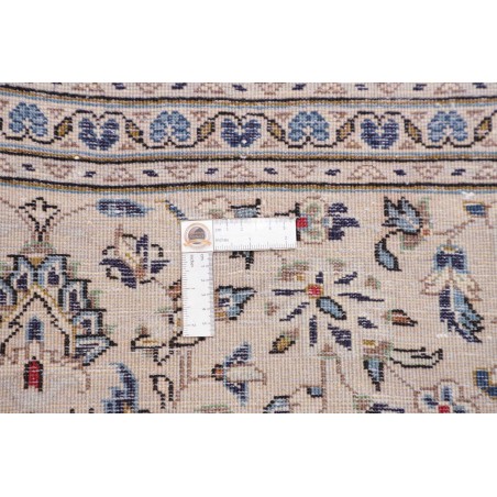 Tappeto Kashan Persia bianco grigio 200x294