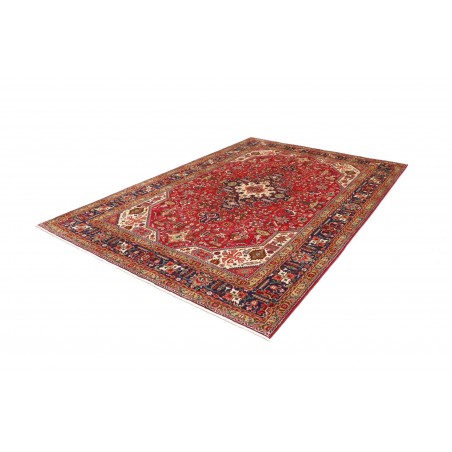 Tappeto Tabriz Persia marrone giallo 202x296