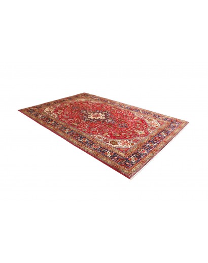 Tappeto Tabriz Persia marrone giallo 202x296