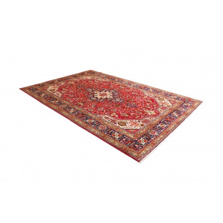 Tappeto Tabriz Persia marrone giallo 202x296