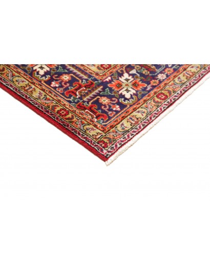 Tappeto Tabriz Persia marrone giallo 202x296