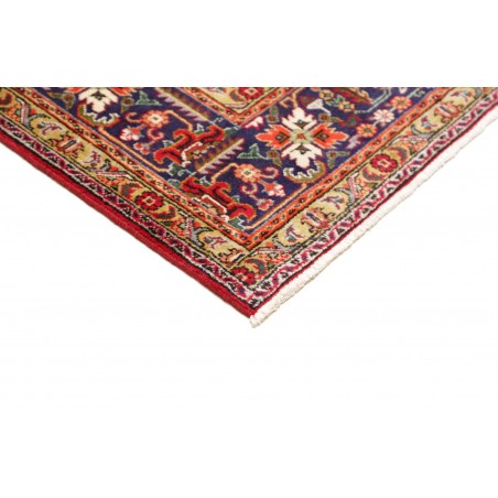Tappeto Tabriz Persia marrone giallo 202x296