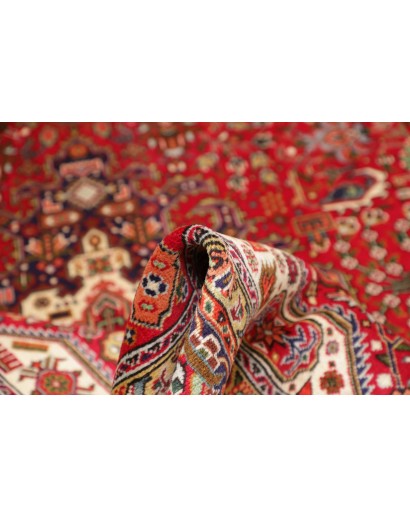 Tappeto Tabriz Persia marrone giallo 202x296