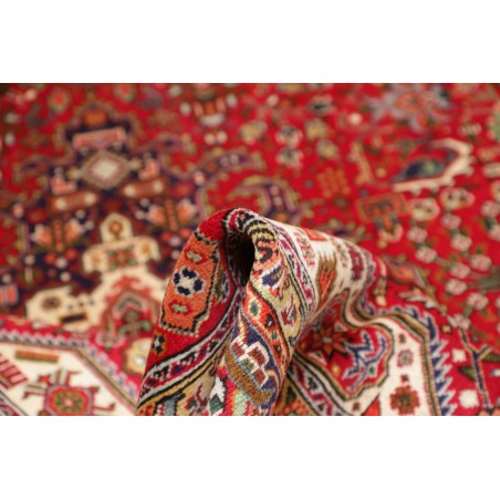 Tappeto Tabriz Persia marrone giallo 202x296