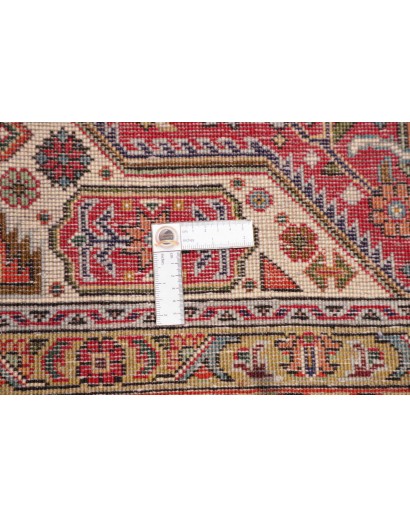 Tappeto Tabriz Persia marrone giallo 202x296