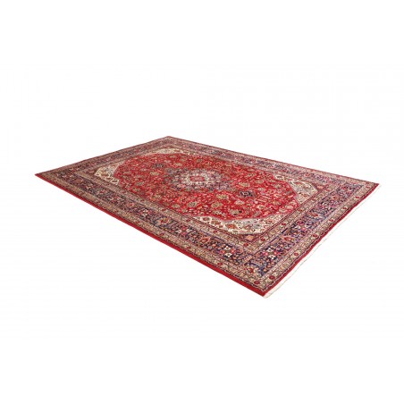 Tappeto Tabriz Persia marrone blu 200x298