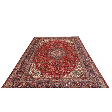 Tappeto Tabriz Persia marrone blu 200x298