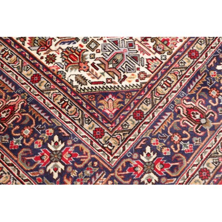 Tappeto Tabriz Persia marrone blu 200x298
