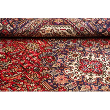 Tappeto Tabriz Persia marrone blu 200x298