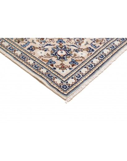 Tappeto Kashan Persia bianco grigio 195x308