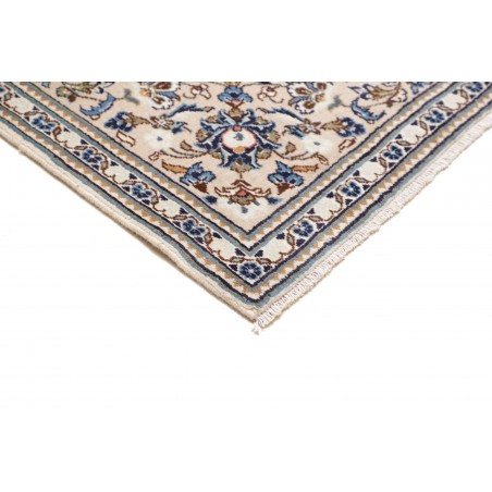 Tappeto Kashan Persia bianco grigio 195x308