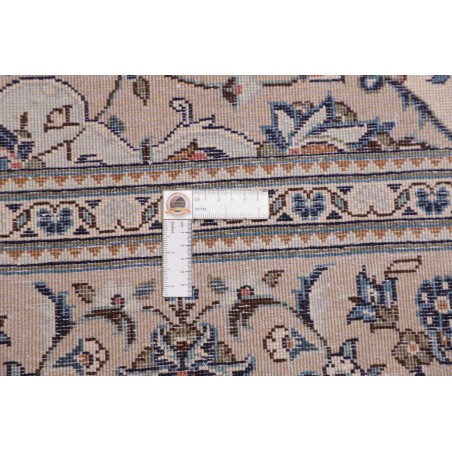 Tappeto Kashan Persia bianco grigio 195x308
