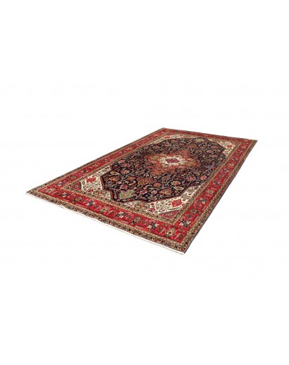 Tappeto Tabriz Persia marrone giallo 200x310