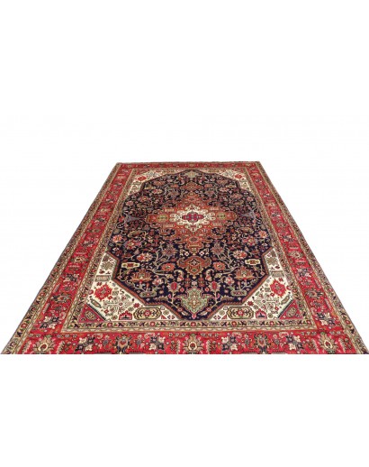 Tappeto Tabriz Persia marrone giallo 200x310
