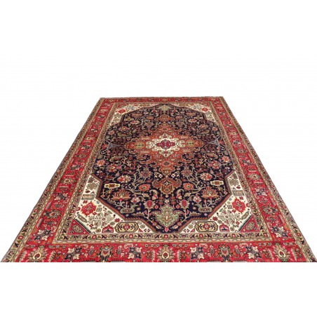 Tappeto Tabriz Persia marrone giallo 200x310