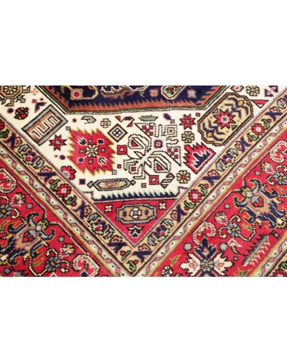 Tappeto Tabriz Persia marrone giallo 200x310