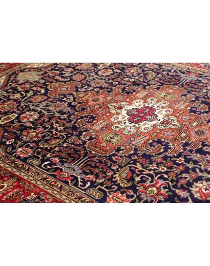 Tappeto Tabriz Persia marrone giallo 200x310