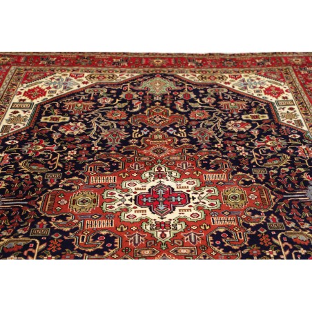 Tappeto Tabriz Persia marrone giallo 200x310