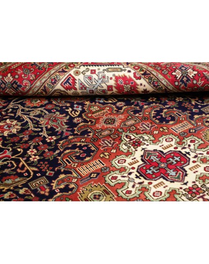 Tappeto Tabriz Persia marrone giallo 200x310