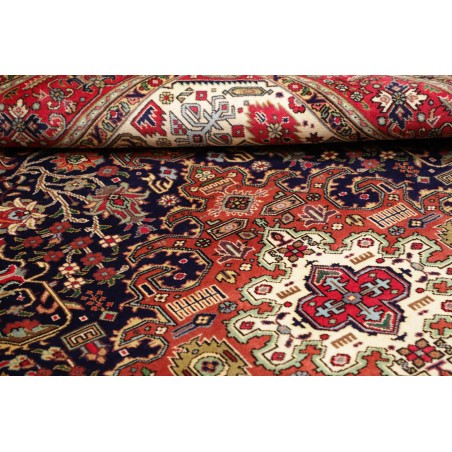 Tappeto Tabriz Persia marrone giallo 200x310