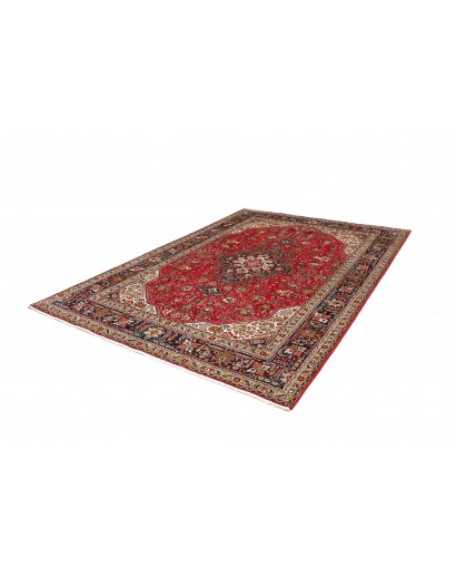 Tappeto Tabriz Persia marrone blu 203x295