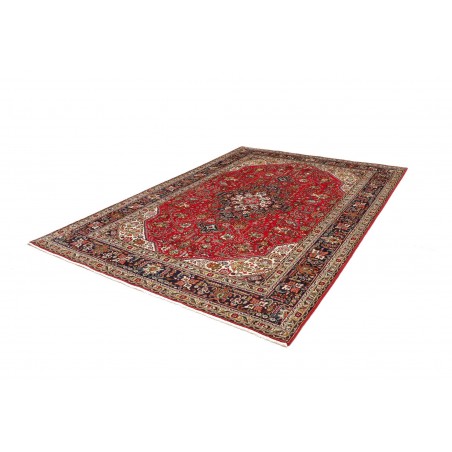 Tappeto Tabriz Persia marrone blu 203x295