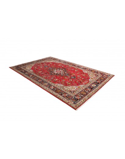 Tappeto Tabriz Persia marrone blu 203x295