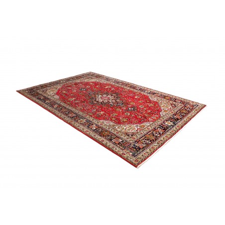 Tappeto Tabriz Persia marrone blu 203x295