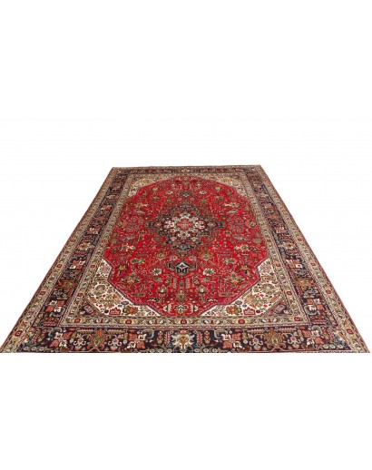Tappeto Tabriz Persia marrone blu 203x295