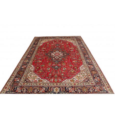 Tappeto Tabriz Persia marrone blu 203x295