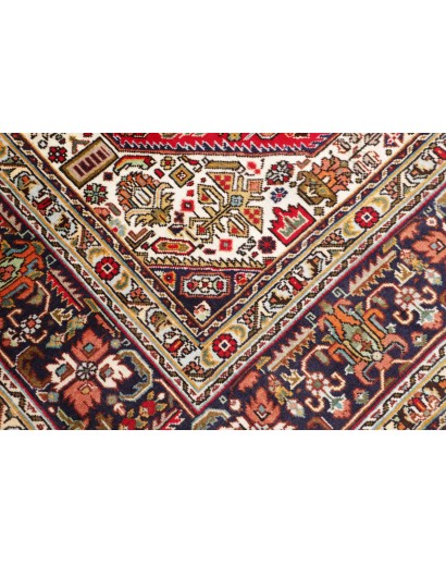 Tappeto Tabriz Persia marrone blu 203x295