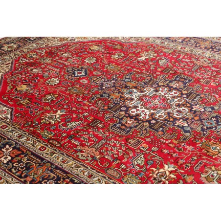 Tappeto Tabriz Persia marrone blu 203x295