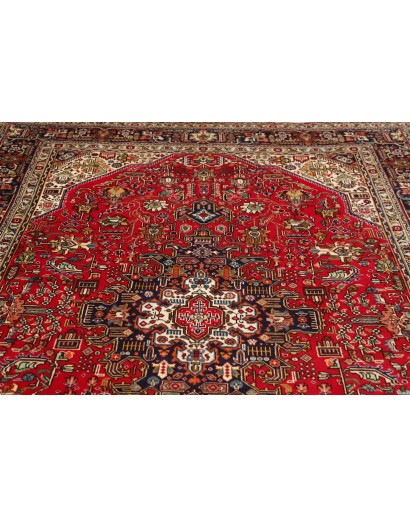 Tappeto Tabriz Persia marrone blu 203x295