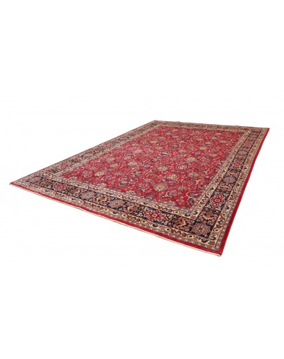 Tappeto Mashad Persia marrone giallo 295x388