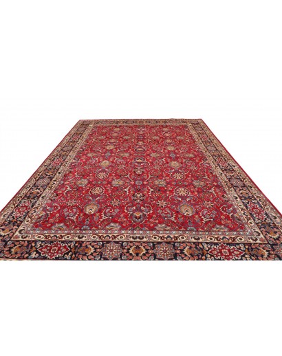 Tappeto Mashad Persia marrone giallo 295x388