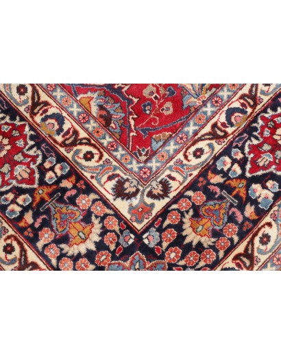 Tappeto Mashad Persia marrone giallo 295x388