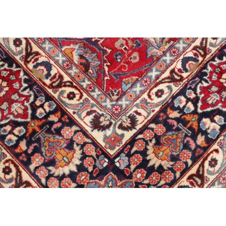 Tappeto Mashad Persia marrone giallo 295x388