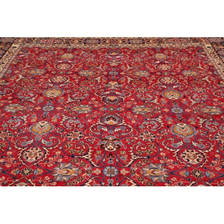 Tappeto Mashad Persia marrone giallo 295x388